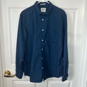 Mens Cedar Wood State Button Down Shirt size XL